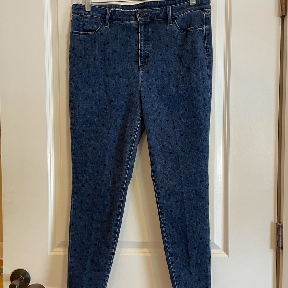 Talbots Flawless High Waist Jegging Ankle Jeans